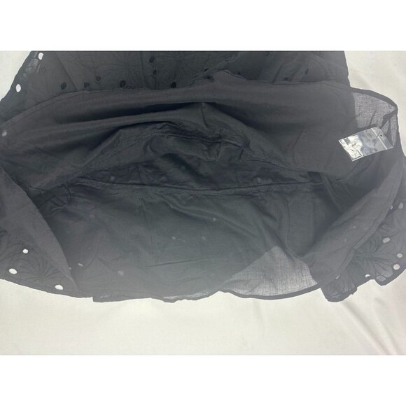 NWT Tuckernuck Black Floral Eyelet Sleeveless Callahan Small - Picture 8 of 11